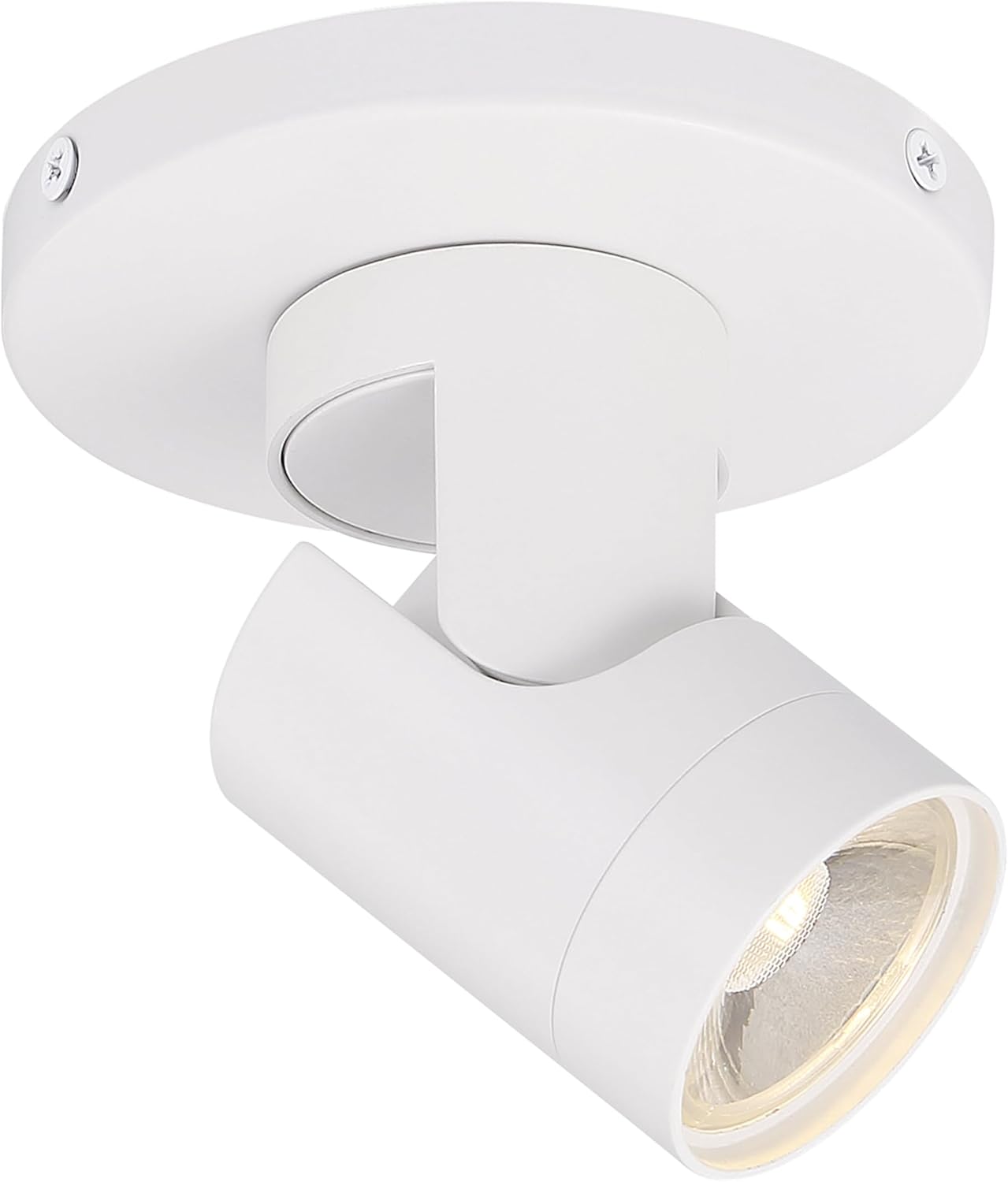 Nuvo Lighting 62/1105 12W LED Adjustable Barrel Monopoint Ceiling and Wall Spotlight, Black