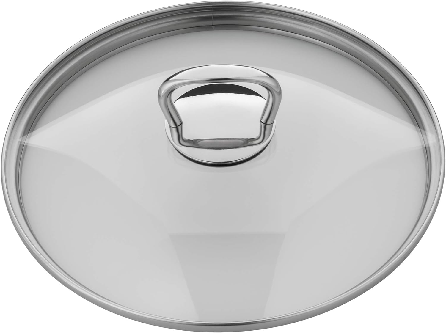 Silit Toscana - Batería de Cocina 5 Piezas de Acero inoxidable Parcialmente Mate, Tapas de Cristal, Aptas para Todo Tipo de Cocinas