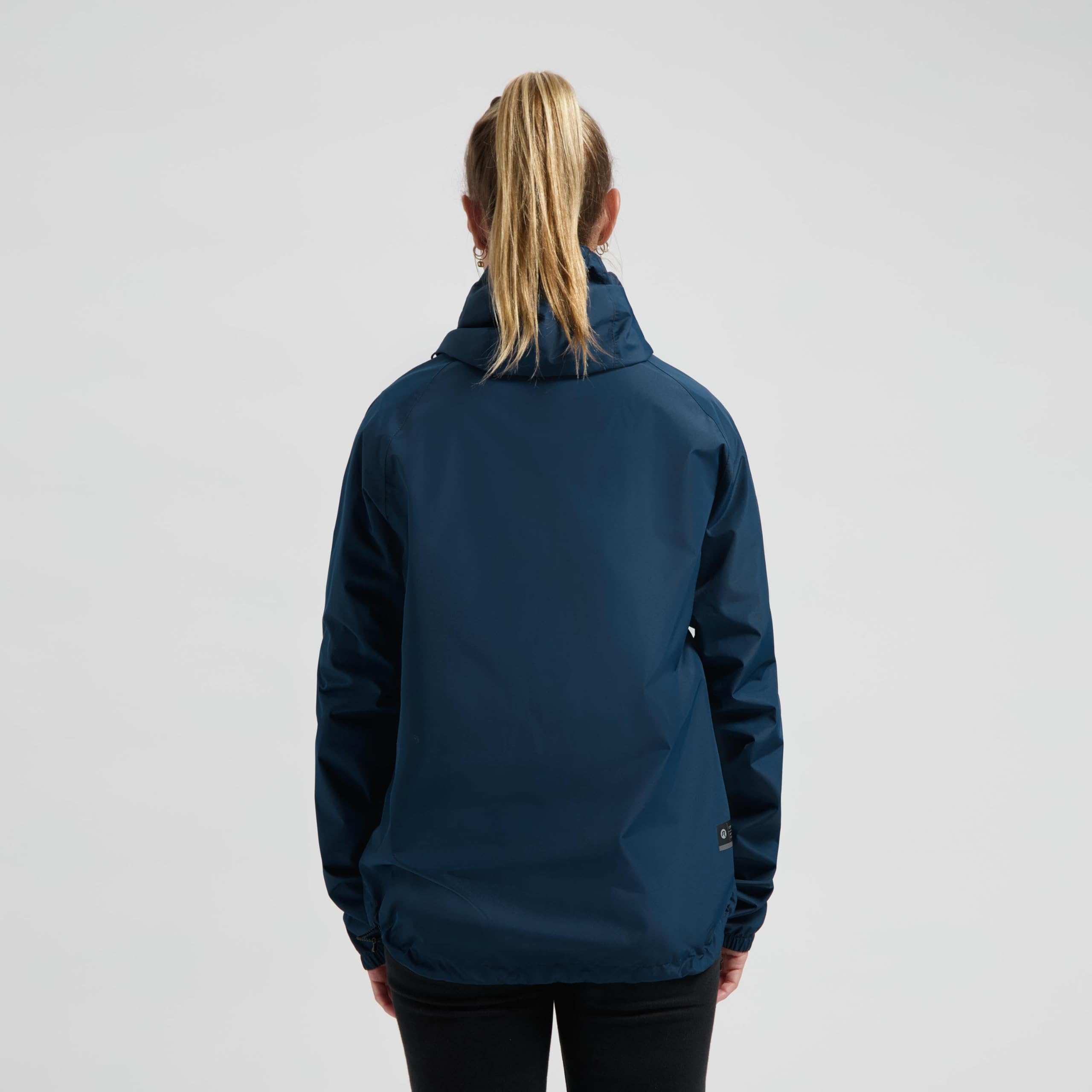 Rogelli Regenanzug Damen und Herren - Commuter Core - Regenjacke und Regenhose - Blau Schwarz - Größe XXL