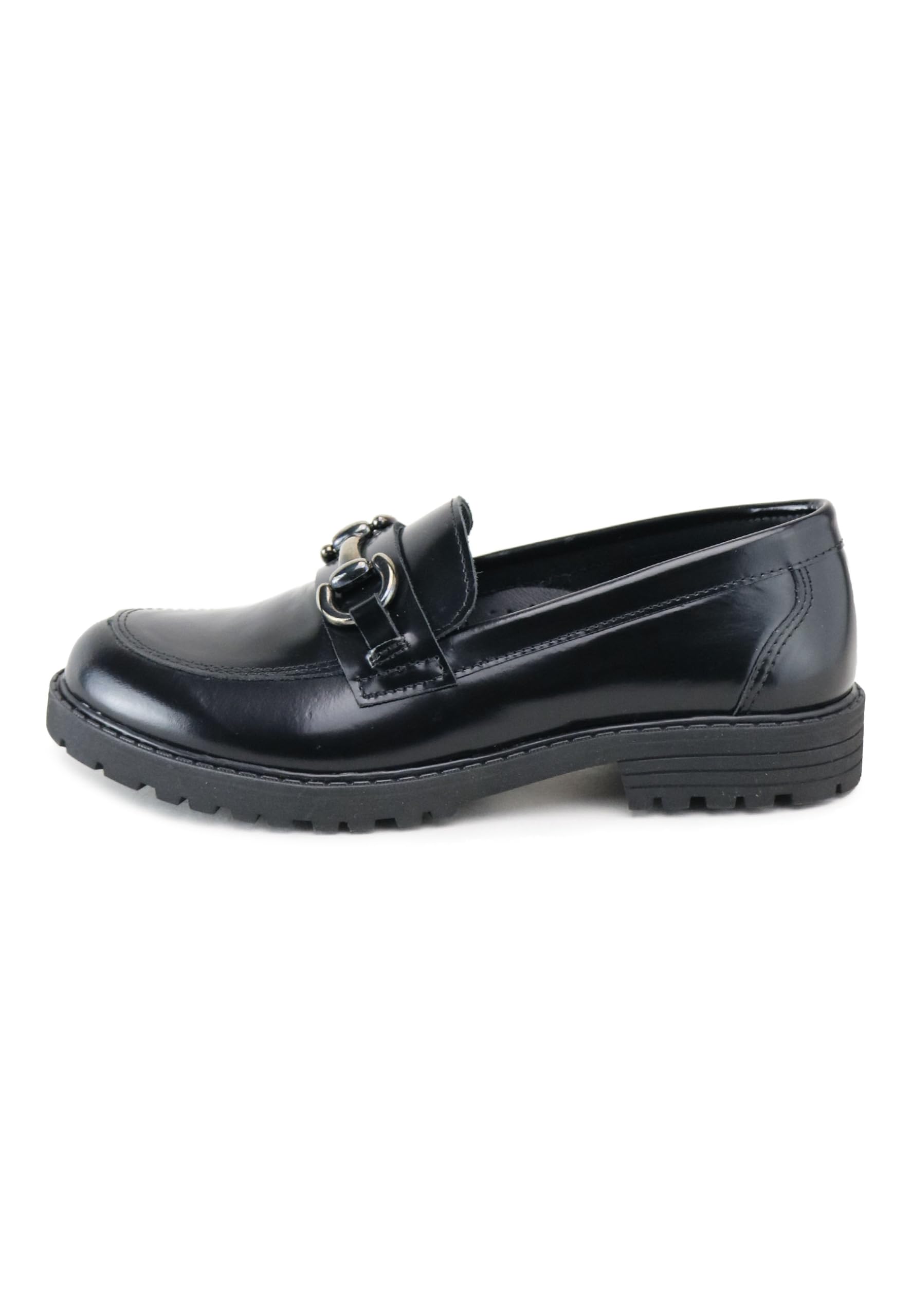 Eli Mocasines Hebilla Piel Luxor Negro Sibaritas 1957