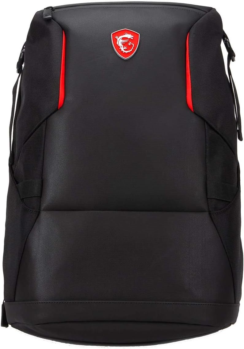 MSI Urban Raider Gaming Laptop Backpack, Quick Access, Padded Mesh, Lightweight Polyester Exterior, Fits Up to 17" Laptop, Water Repelent IPX-2, Medium