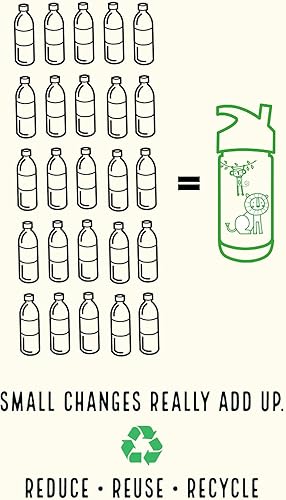 Miniatura 7 de Stephen Joseph Botellas de agua de acero inoxidable, 18 onzas, sirena