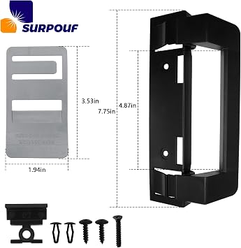 3316882900 RV Refrigerator Door Handle Replacement Fits for Dometic DM2672 DM2682 DM2872 DM2882 Heavy Duty Black Plastic Handle for RV Camper Refrigerator (2-Pack)