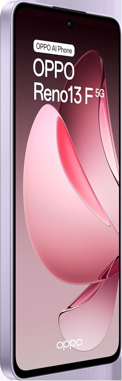 OPPO Reno13 F Dual-SIM 256GB ROM + 8GB RAM (GSM Only | No CDMA) Factory Unlocked 5G Smartphone (Plume Purple) - International Version
