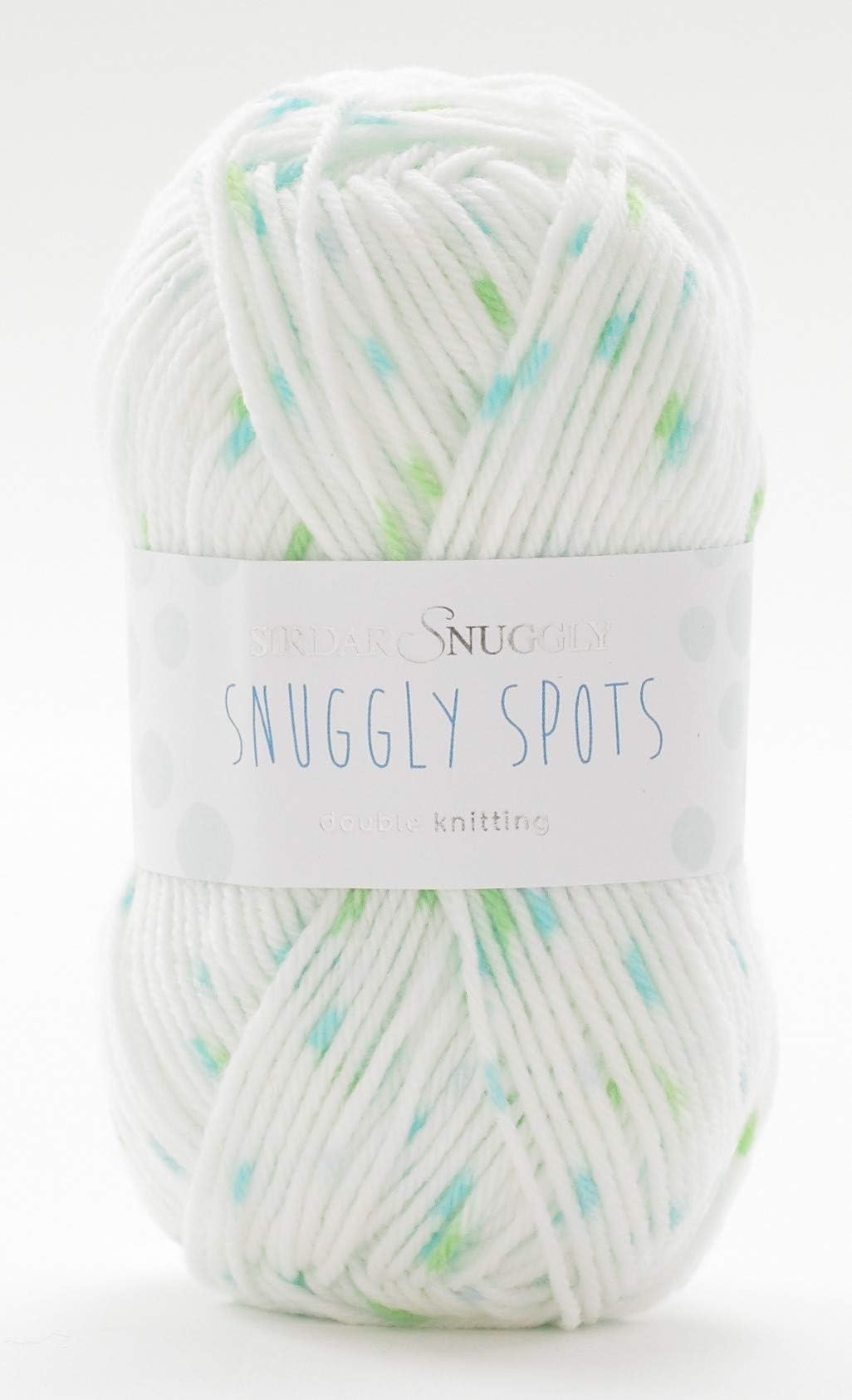 Sirdar Snuggly DK Knitting Wool/Yarn Minty Spot 434 - per 50g ball