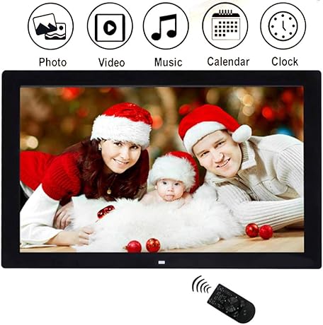 Digital Photo Frame WiFi Zoll mit Einer High Definition 1440x900 AuflAsung Eletronic Photo Frame mit Video Player Stereo MP3 Kalender Auto OnOff Timer Digital Photo Frame WiFi Zoll mit Einer High Definition 1440x900 AuflAsung Eletronic Photo Frame mit Video Player Stereo MP3 Kalender Auto OnOff Timer