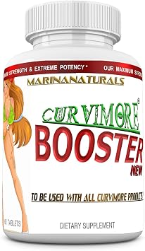 CURVIMORE BOOSTER To be Used with all CURVIMORE Products for Maximum Results. Breast Enlargement, Butt Enhancement, Lip Plumping, Skin Tightening Enjoy Larger, Fuller, Firmer Breasts, Butts & Lips