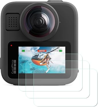 Screen Protector for GoPro Max 2/Max 1 360 Camera, 3 Pack