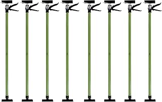 TRUTZHOLM 8x Profi Einhandstütze Deckenstütze 115-290 cm 30 kg Traglast | Montagestütze und Teleskopstütze im 8er Set, Großpackung für Trockenbau, Rigips, Deckenpaneele, 45 Grad neigbar