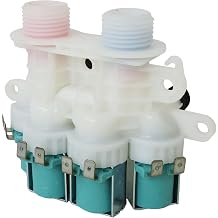 Update W11165546 W11220230 Washer Water Inlet Valve for Whirlpool Maytag Commercial Whirlpool Kenmore 700 S, Replaces W10599423 W10758828 W11165546VP W11096267 AP6284346 33090105