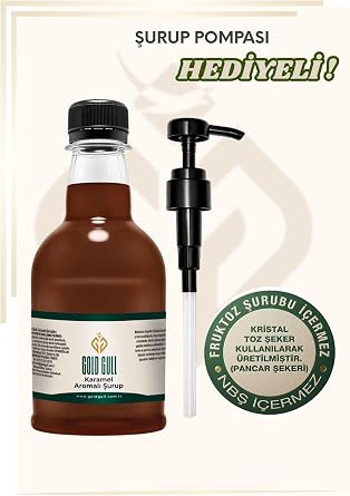 Gold Gull Karamel Aromalı Kahve & Meyve Şurubu 300 ml.