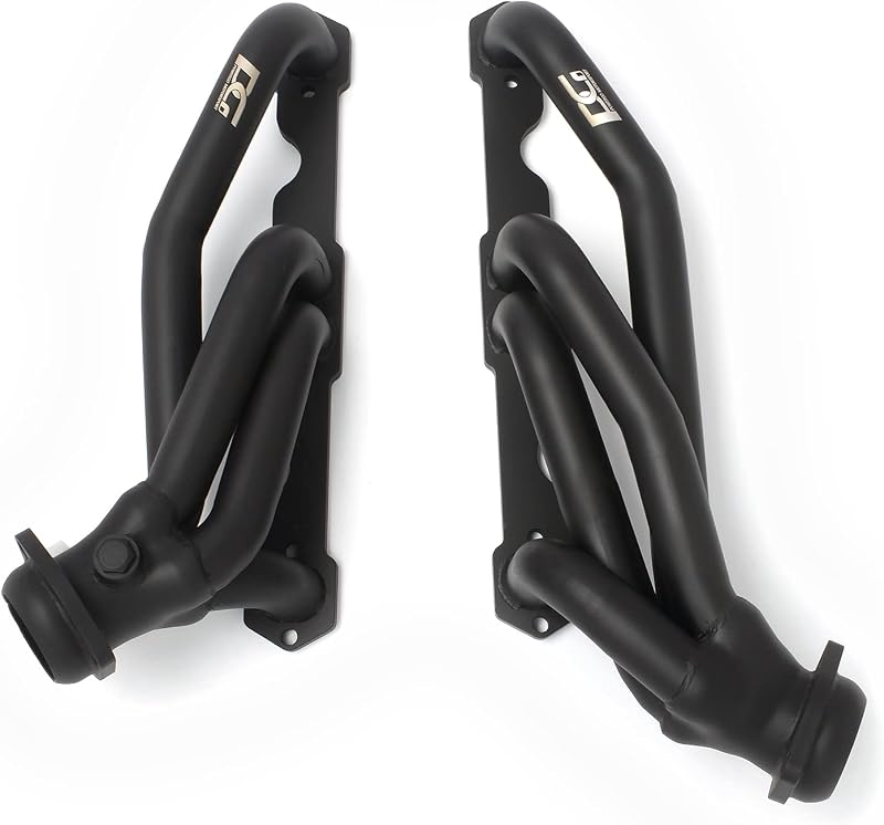 Coletores de escape Shorty PG POWERGO MOTORSPORT para Chevrolet C1500 C2500 K1500 K2500 e Suburban Blazer Jimmy V8 – Par