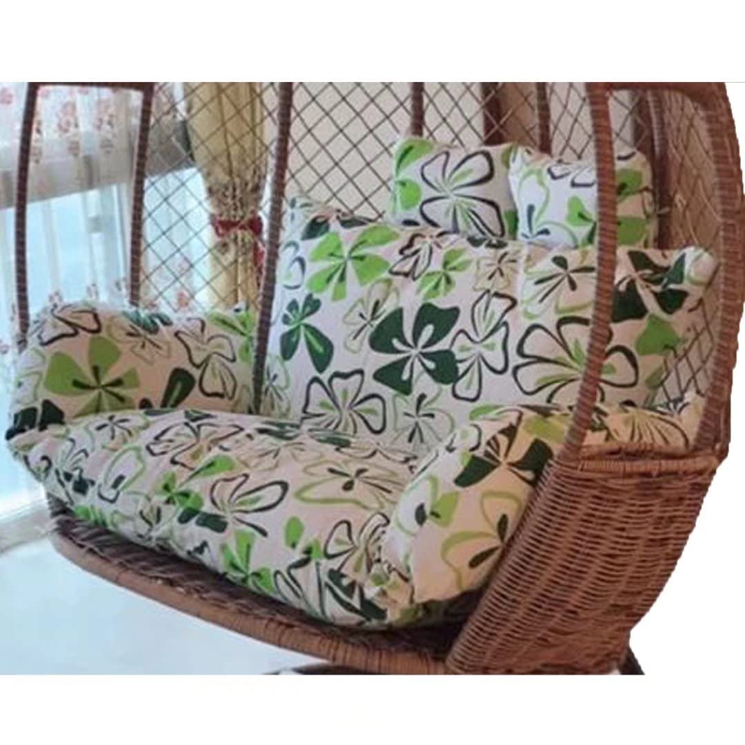Coussin pour balancelle de jardin double Papasan imperméable avec son oreiller assorti