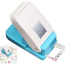 Stamp Hole Puncher Scalloped Rectangle Shape Crafts Puncher