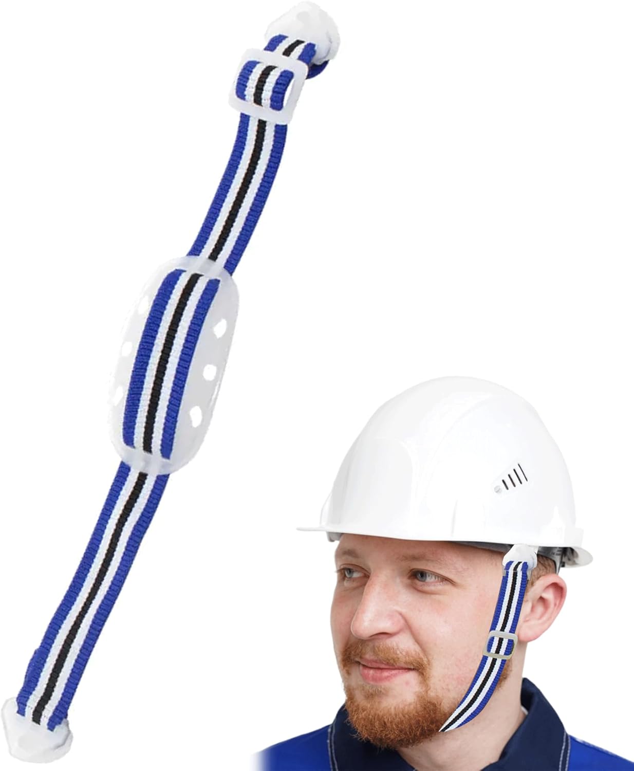 Hard Hat Chin Strap Universal Hat Chin Strap Detachable Fashion Hard Hats Construction White