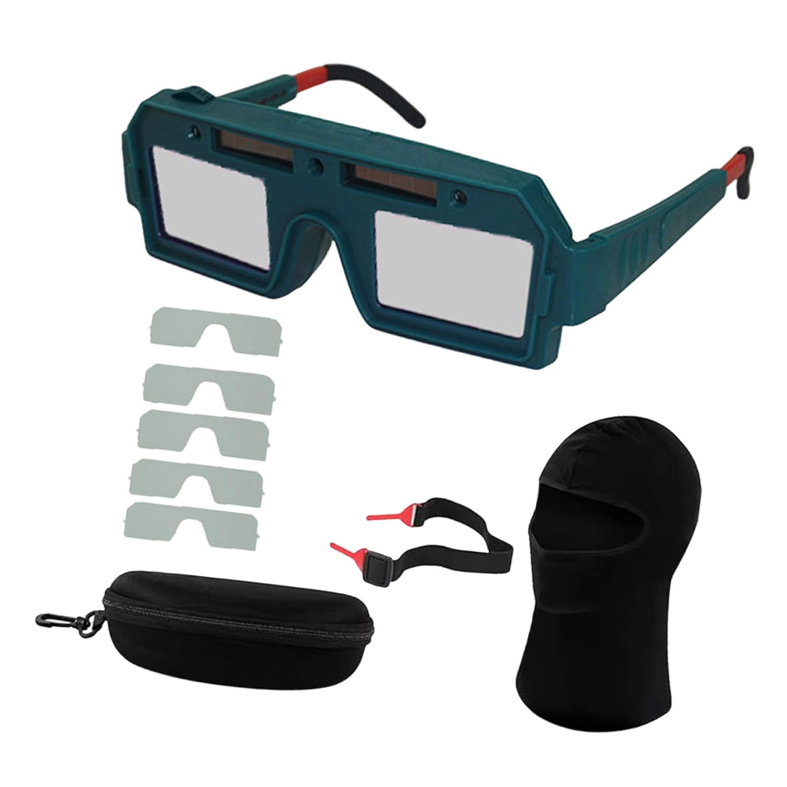 Auto Dimming Welding Goggles Eye Protective Lens Glasses Tool Welding Glasses for Tig Cutting Auto Dimming