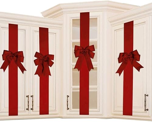 KIRKWOOD KITCHEN - Juego de 4 cintas y lazos para decoración de chtistmas