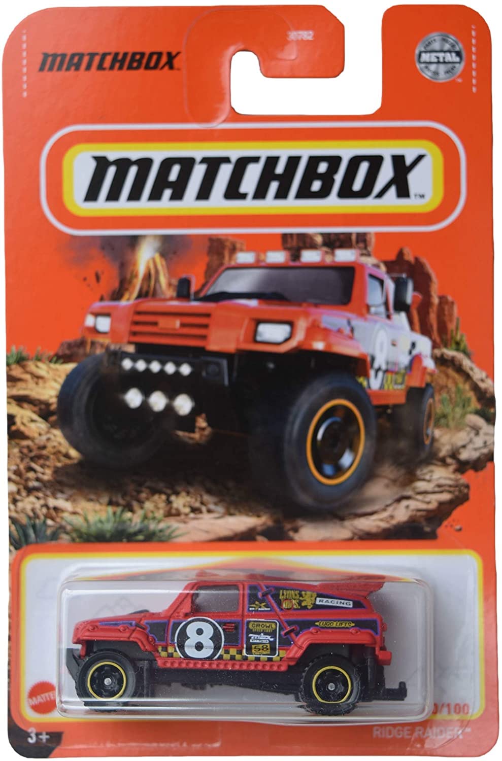 Matchbox Ridge Raider, red 50/100, rot