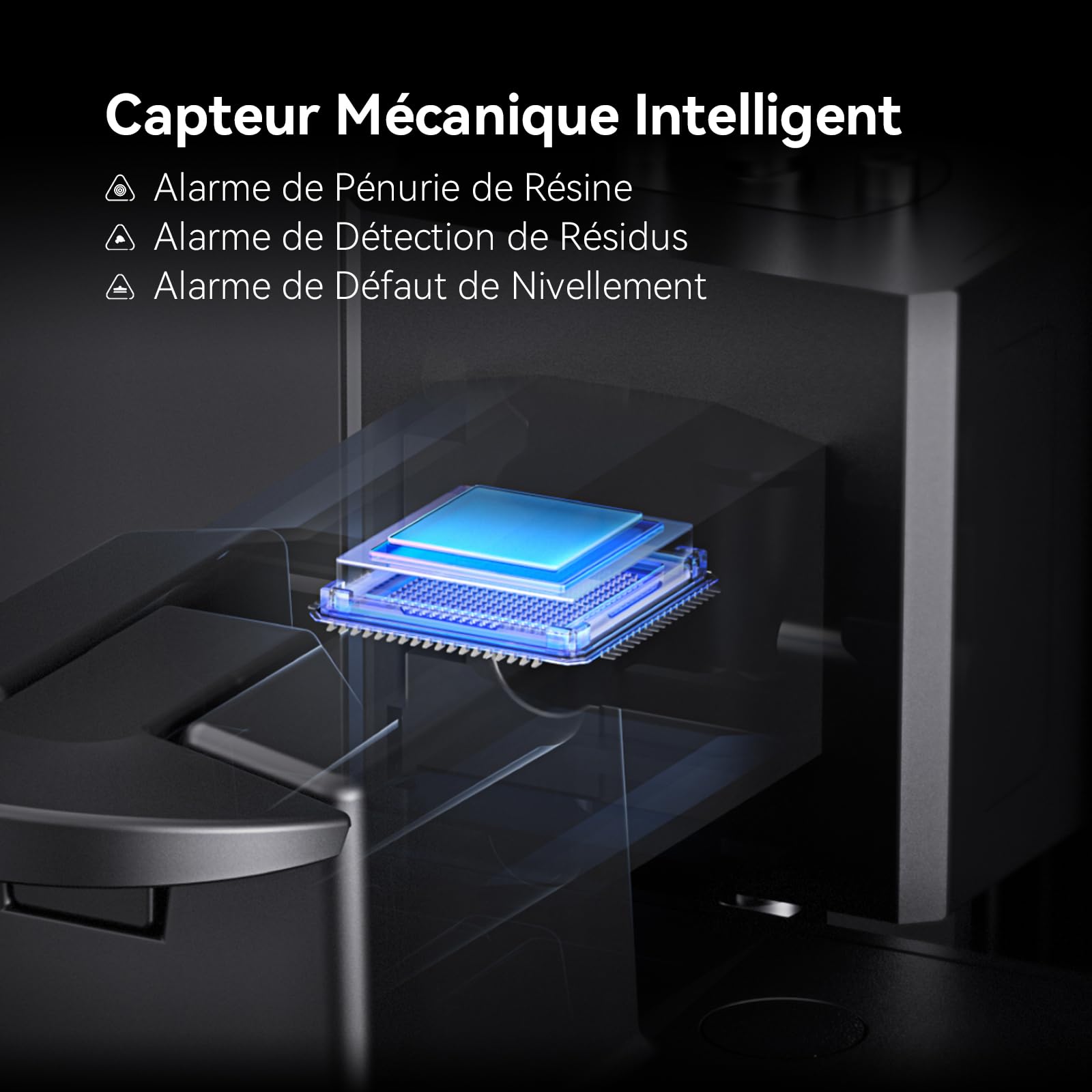 ELEGOO Mars 5 Imprimante 3D Résine avec Écran LCD Monochrome 4K, Nivellement Automatique, Autocontrôle, Resin 3D Printer pour Débutants, Facile à Utiliser, Taille d'impression de 143,43x89,6x150 mm³