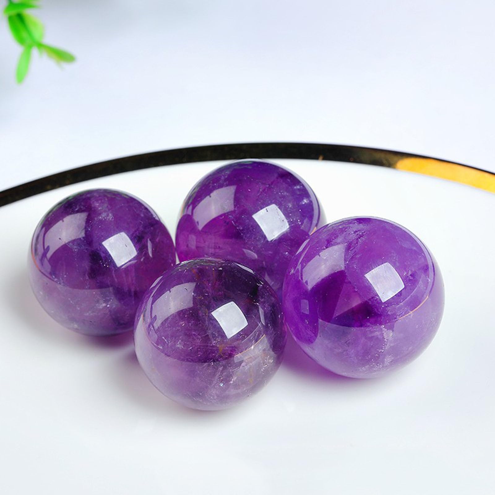Sfera di Cristallo, for la Sfera curativa con Supporto Fengshui Balls Divinazione Ornamenti for Regalo da Donna, 50 mm(28~30mm)
