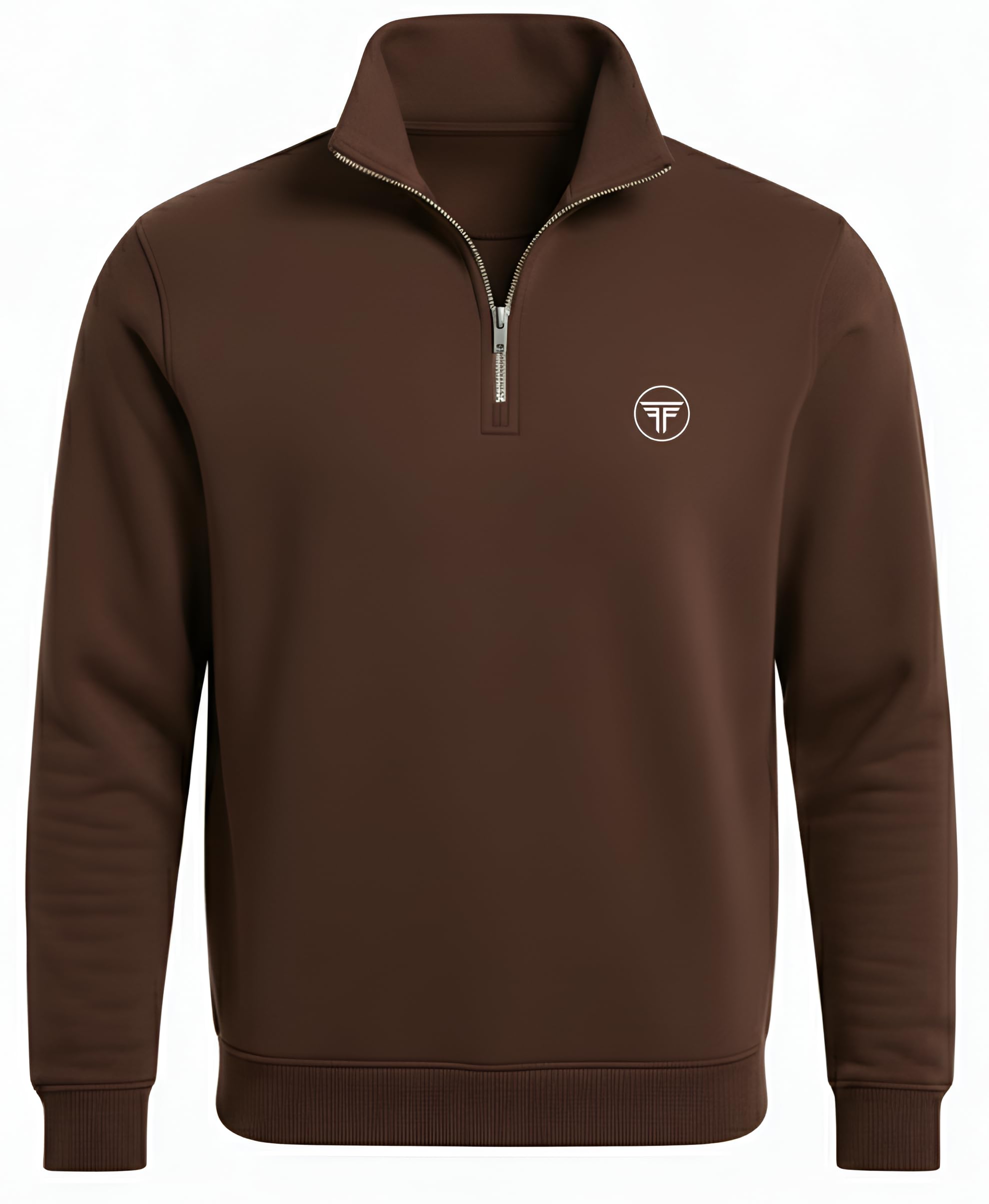 Men’s Half-Zip Pullover 100% Fleece Sweatshirt Stylish, Breathable Full Sleeve Winter Wear Warm, Lightweight & Comfortable for Office, Casual, Travel & Sports