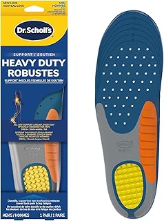 Dr. Scholl's Pain Relief Orthotics Insoles for Heavy Duty Support for Men, 1 Pair, Size 8-14