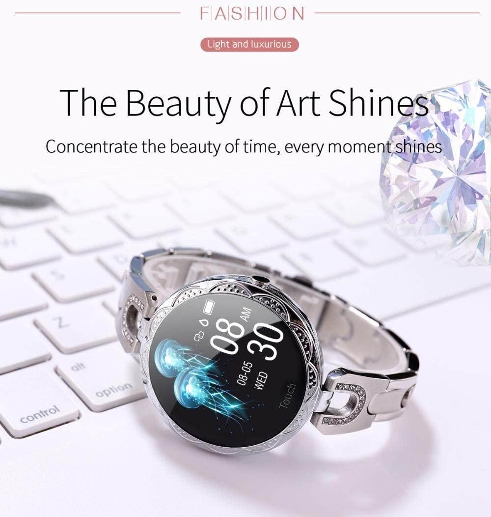 AK15 Smart Watch on a desk, highlighting its artistic design