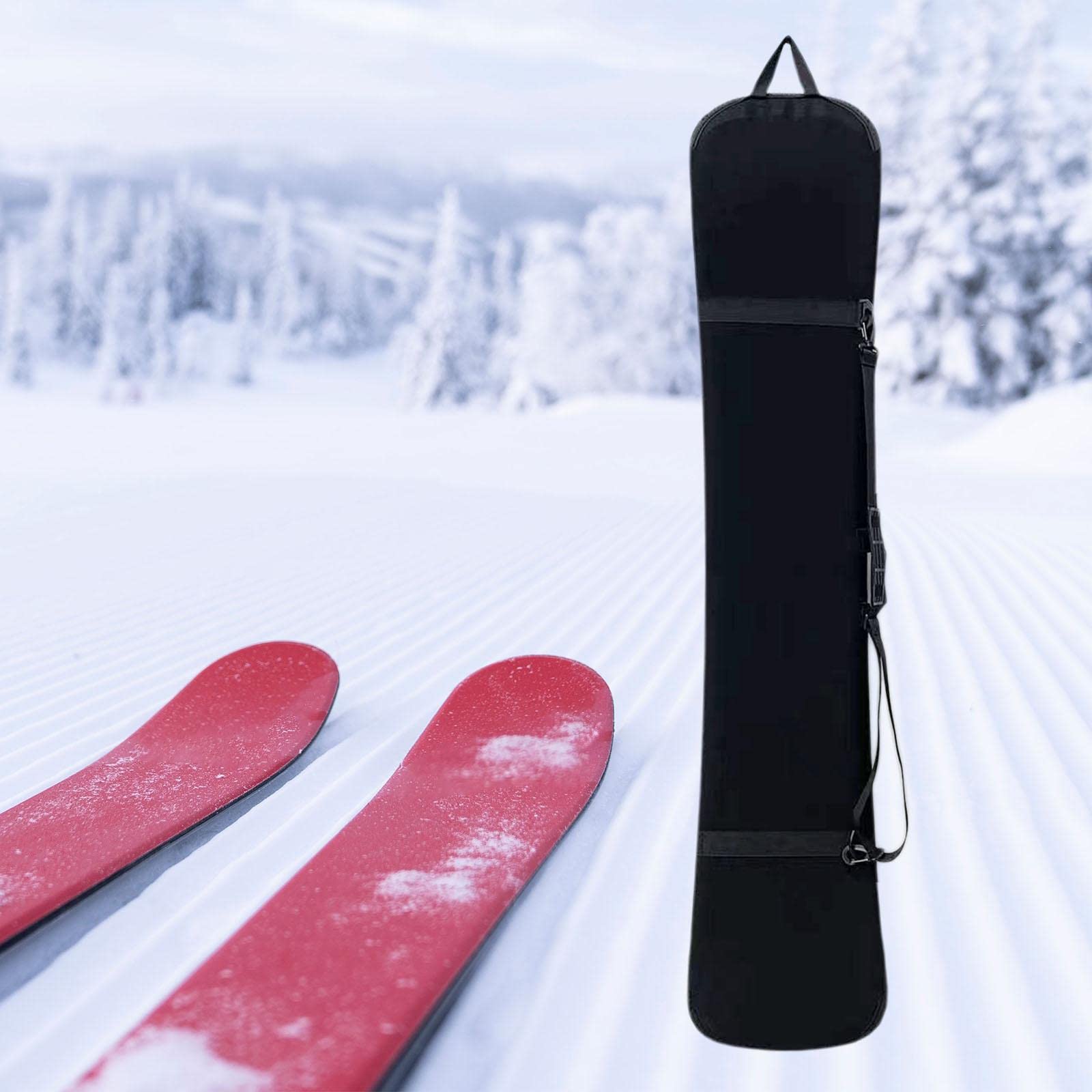 Amagogo Sac de Rangement Portable pour Snowboard avec Protection de Sangle Amovible Housse de Protection Universelle pour Snowboard pour Voyage, Voyages en, 160cm