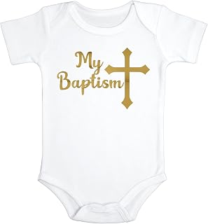 My Baptism Baby Christening Gold Bodysuit | Baptism Gift | Baby Baptism Jumpsuit