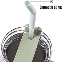 Vista 4 de GREANT 8 fundas de popote compatibles con vasos y vasos Stanley Adventure Quencher de 40 onzas – 0.4 pulgadas de silicona con puntas