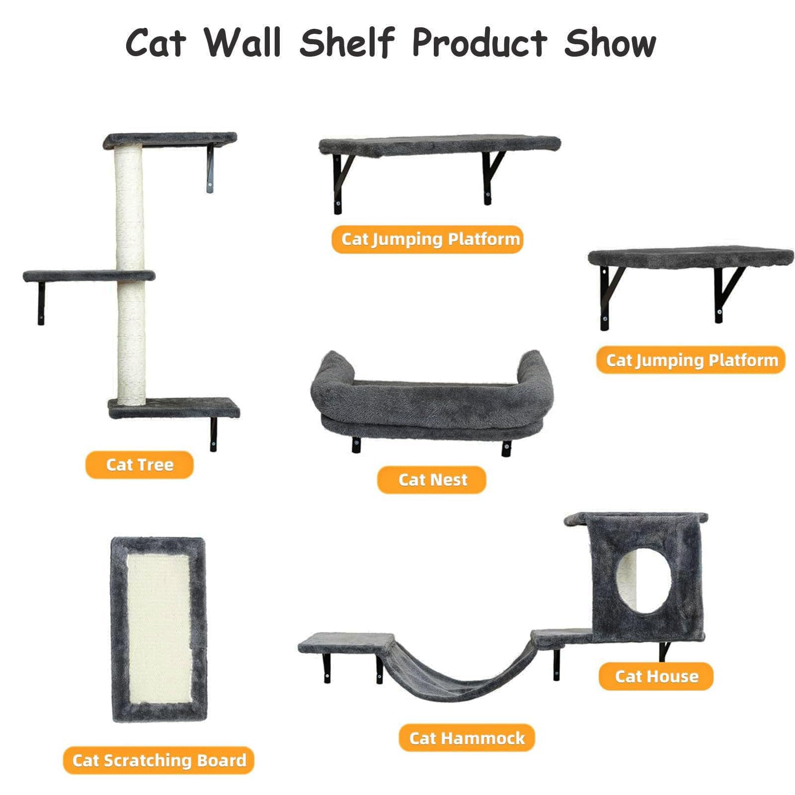 Wandpark/ Hängebrücke / Katzenmöbel / Katzenwand! RIESEN Angebot 7 Teile! (270