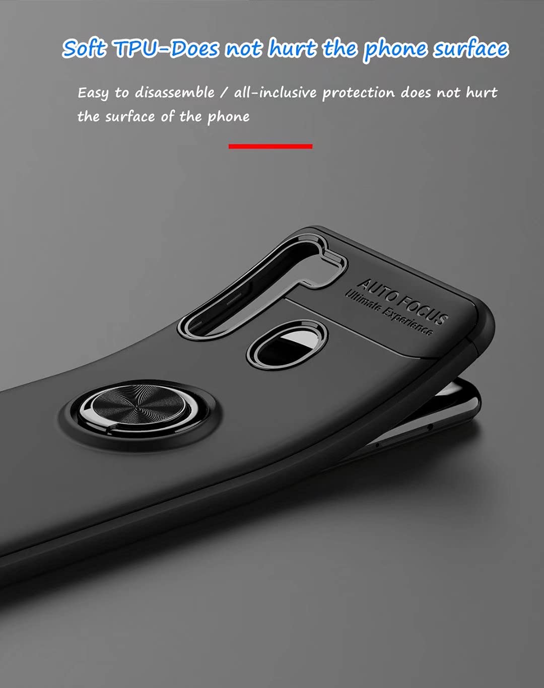 FTRONGRT Cover Per Xiaomi Redmi Note 11 4G / Note 11S – Custodia In Silicone TPU Morbida, Anti Shock, Colore Blu Scuro - 4