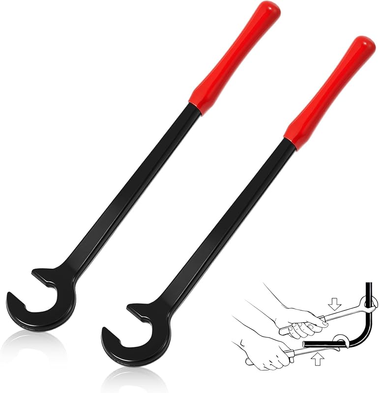 Cable Bender Electrical Wire Bending Tool,2 Pack,350 Mcm,12 Inch | Use for Tight Spaces, Forged Steel Construction with Comfort Grip, Ideal for Bending Electrical Cable