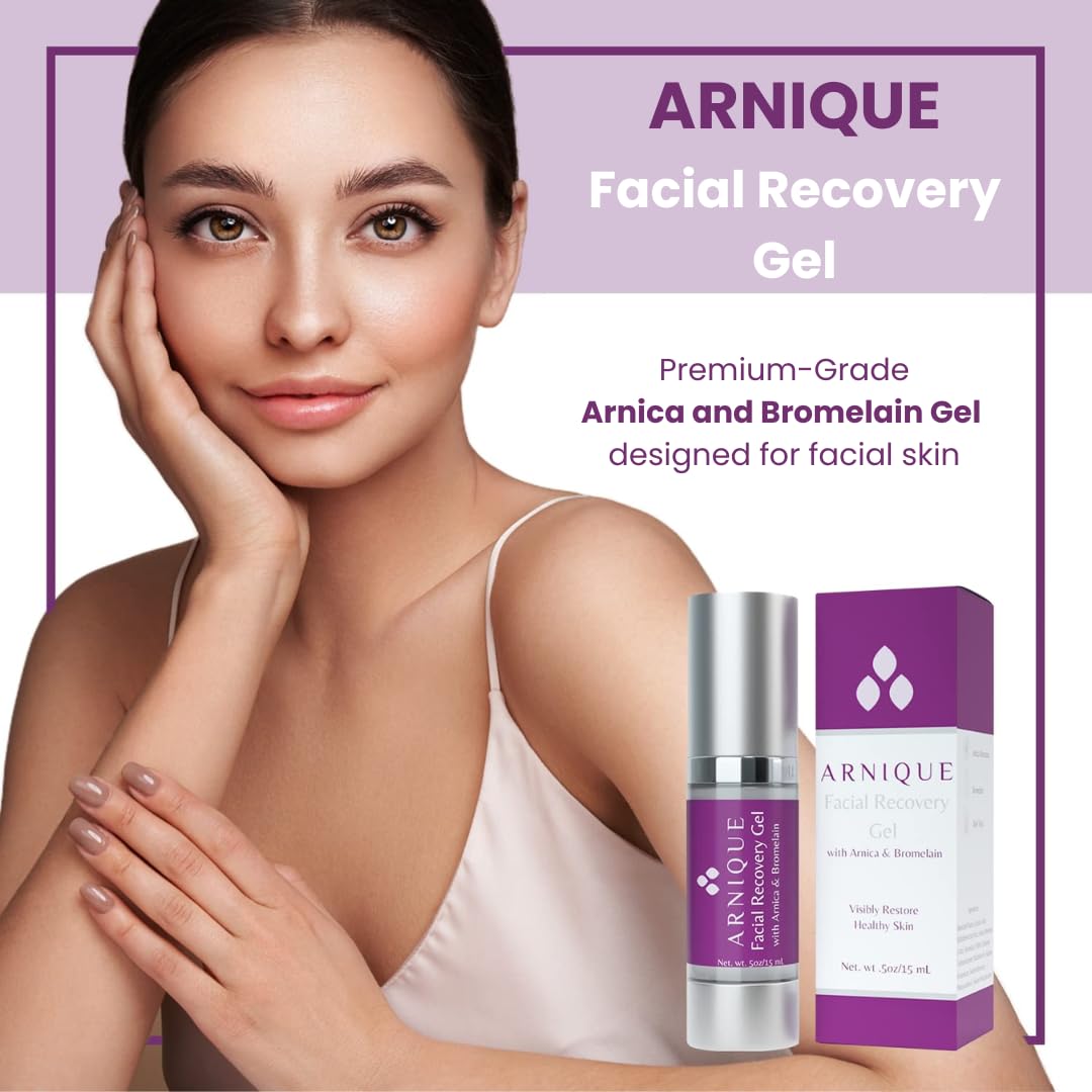 Arnique Arnica Facial Gel with Bromelain, Aloe Vera & Hyaluronic Acid