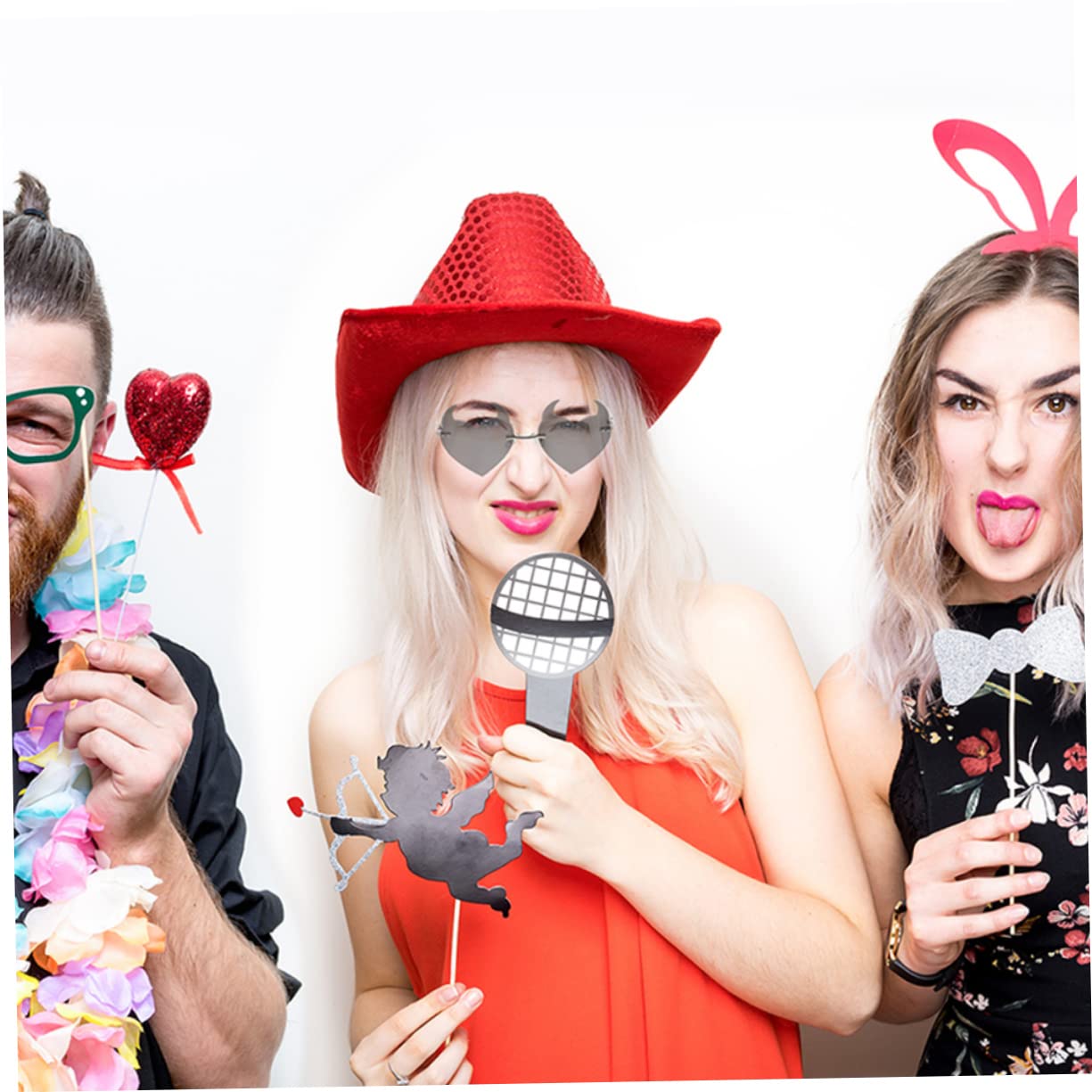 BESTYASH Occhiali Da Sole A Forma Di Cuore Occhiali Da Sole Da Donna Festa Heart Shaped Sunglasses Heart Sunglasses Occhiali Da Sole A Cuore Da Donna Occhiali Estivi Pc