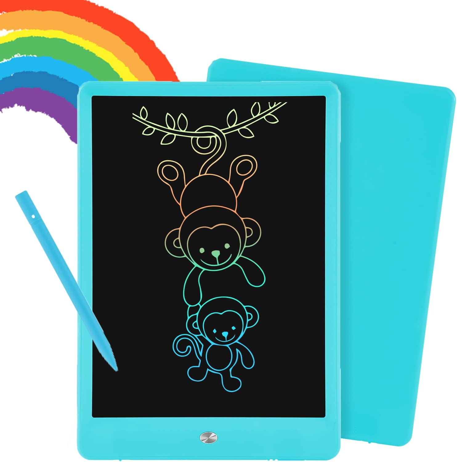 LCD Writing Tablet for Kids, 10 Inch Doodle Board Electronic Drawing Tablet Drawing Pad, Toddler Kids Toys Christmas Birthday Gifts for 3 4 5 6 7 8 Years Old Girls Boys (Blue)