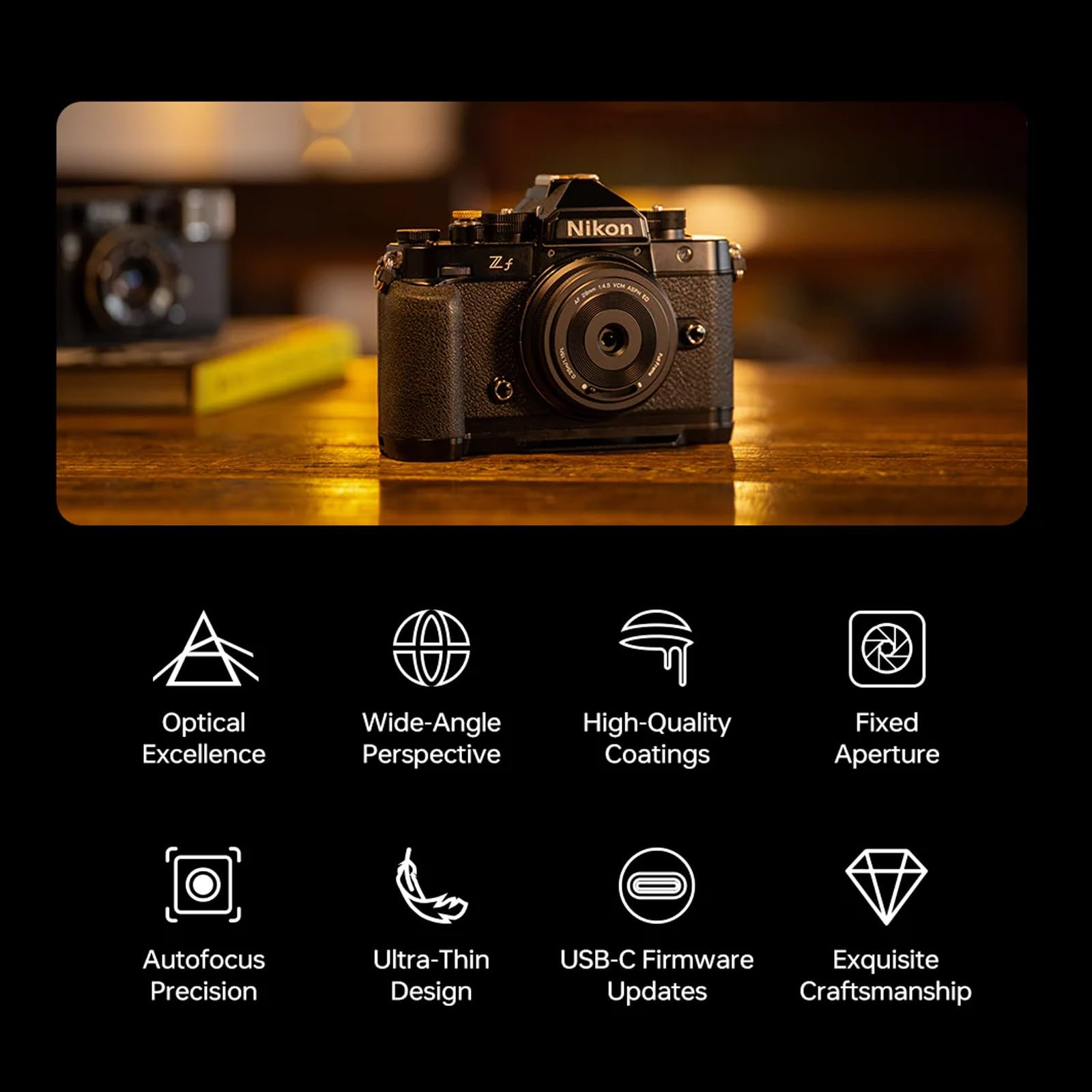 Amazon.co.jp: Viltrox 28mm F4.5 パンケーキ型フルフレームオート