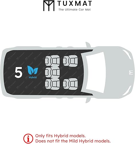 Miniatura 3 de TuxMat - Para los modelos Volvo XC60 Hybrid 2018-2024 - Alfombrillas personalizadas - Máxima cobertura, todo tipo de clima, medición láser - Este