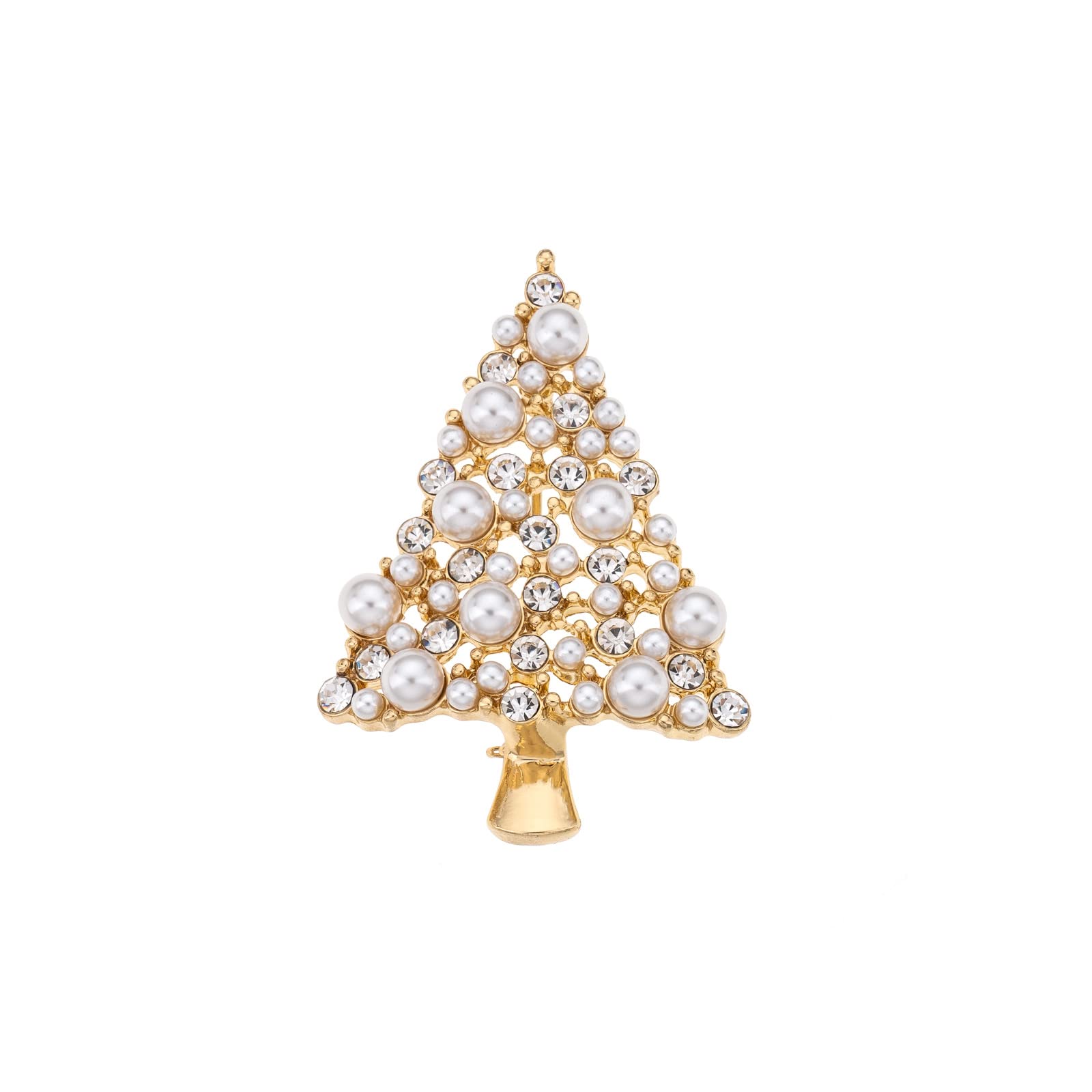 MADISON TYLER Christmas Dachshund Pin Brooch for Backpacks | Cute Gold Pave Rhinestone Dachshund Dog Pin | Pins Aesthetic Holiday Gifts for Friends