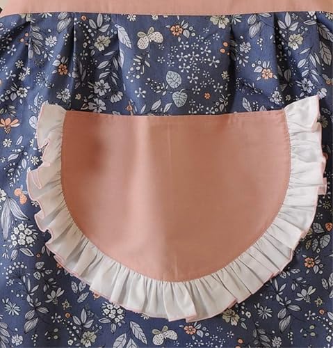 Miniatura 3 de CRB Fashion Delantal de cocina para mujer  Delantales de chef de cocina con bolsillo para damas, mujer, mujer