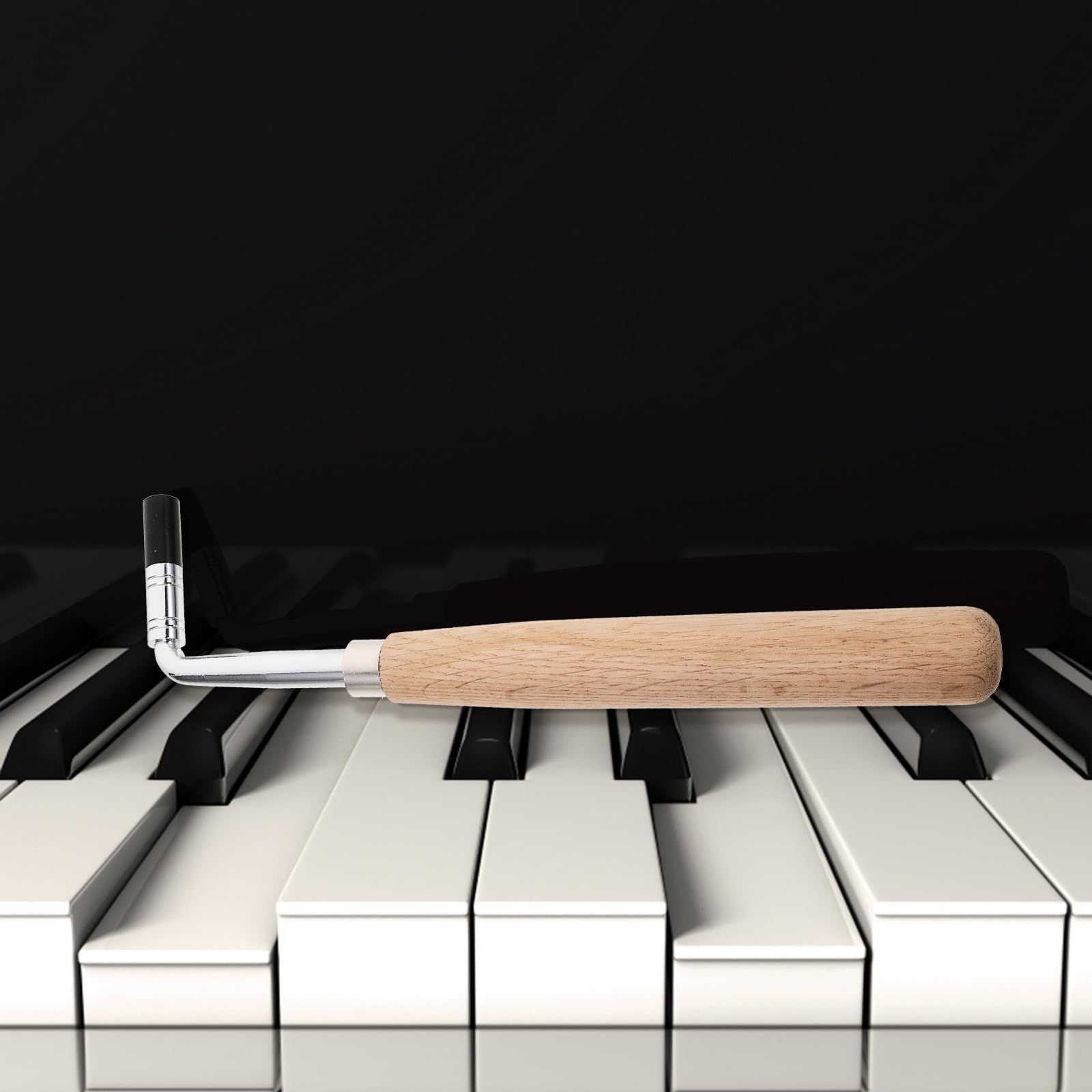 Llave Inglesa para Piano de Metal y Madera, Herramienta Resistente para Afinar el Tono del Piano y Reparar Instrumentos de Cuerda Fácilmente