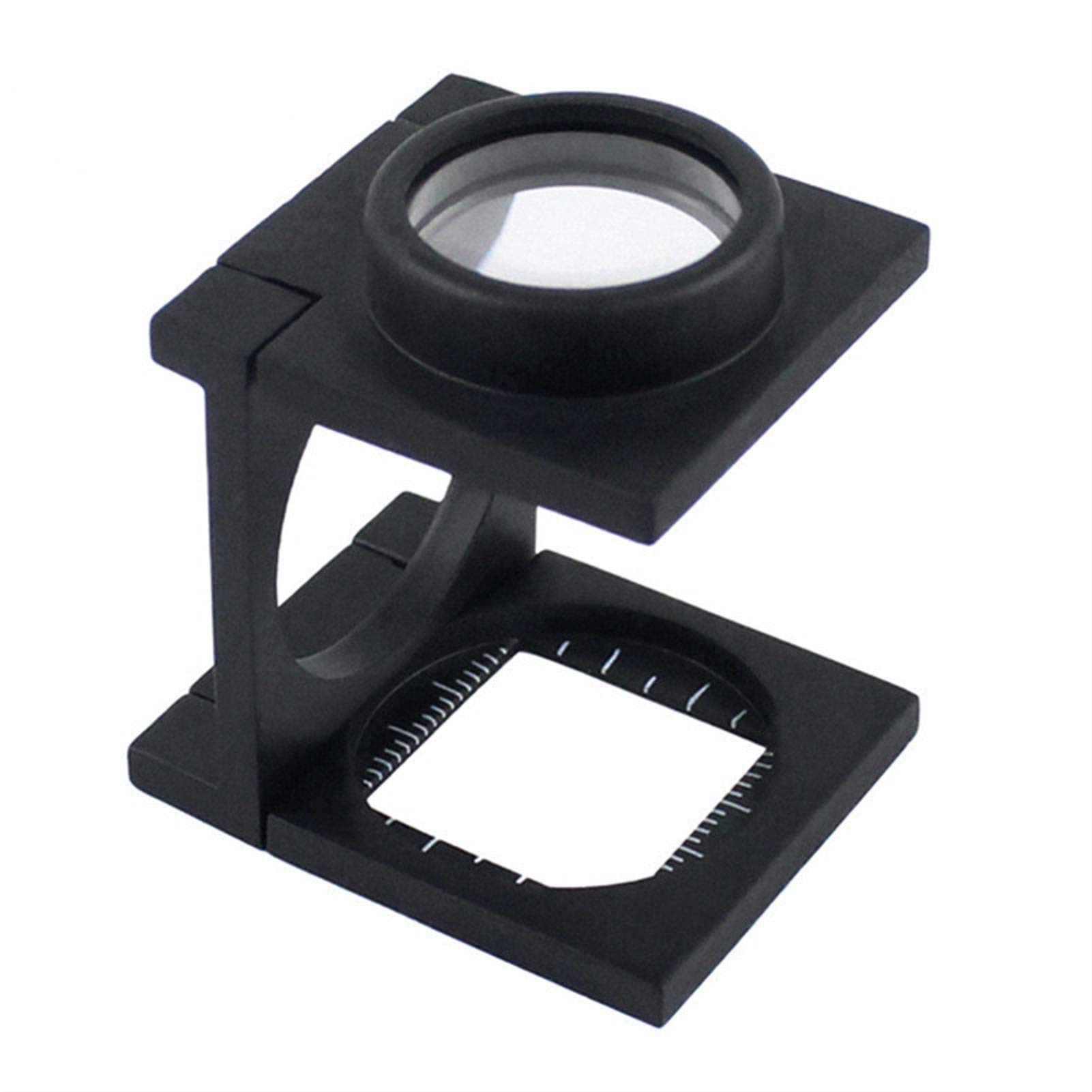 Mini loupe en verre optique K9 20x avec finition vernis noir mat