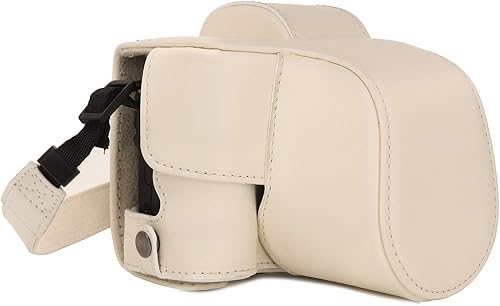 MegaGear Canon EOS M50 - Funda de piel sintética para cámara, color blanco (MG1449) disponible en Yaxa Costa Rica