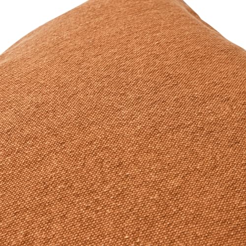 Housse de coussin 50 cm en toile rouille Creative Co-op pour canapé lit - 6