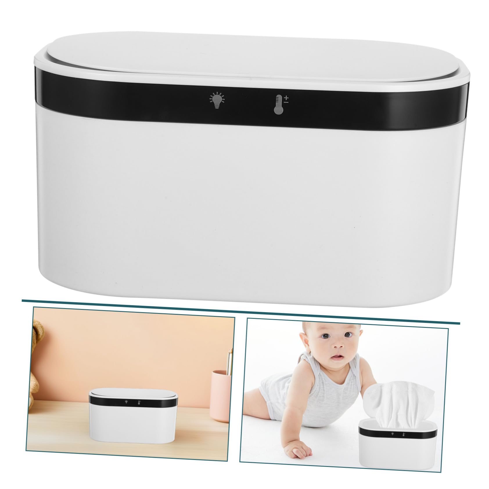 LIFKOME Calentador de Toallitas para Bebés Portátil con Temperatura Constante Calefacción Rápida y Gran Capacidad para Viajes y Cuidado Infantil