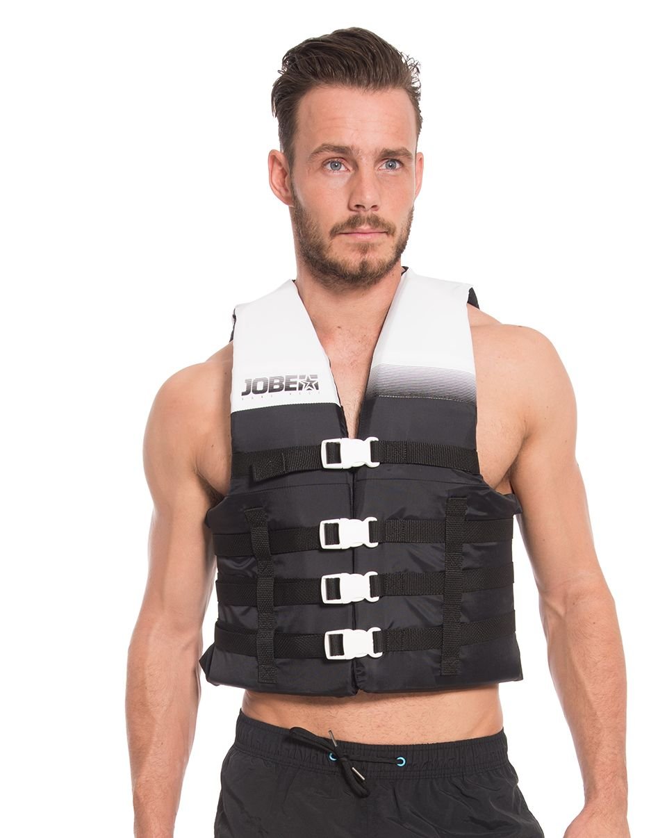 Jobe Gilet de sauvetage Dual Jet en nylon - Gilet de sauvetage - Gilet de ski nautique - Noir