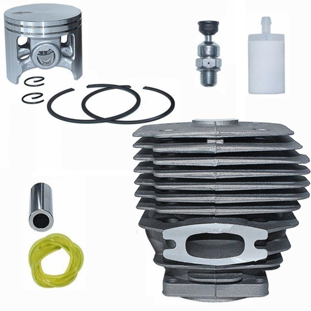 Kit de cilindro de pistón de 56 mm para motosierra 395, 395Xp, 359Epa con piezas 56 mm para kit de pistón para motosierra 395, 395Xp, 359Epa, número de pieza: 503 99 39 03, 503993971