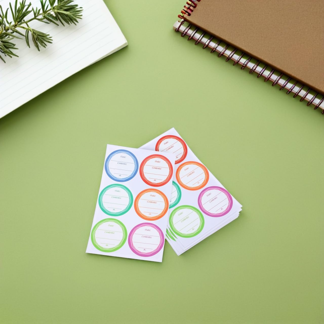 Amazon.co.jp: FRCOLOR 食品保存 ラベルシール 180枚 防水 耐油 日付