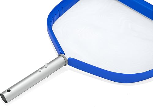 Miniatura 5 de Flowclear AquaScoop Deluxe - Red de aluminio para piscina con malla duradera | Recoge residuos, hojas y suciedad en piscinas