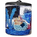 Petco Brand - Imagitarium Cylindrical Betta Fish Desktop Tank Kit, 1.6 gal., 2.5 LB